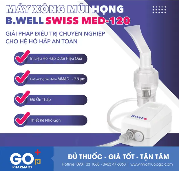 Máy xông mũi họng B.Well